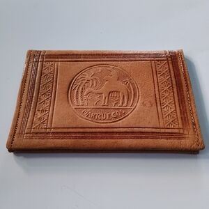 Brown Leather Key & Card Holder